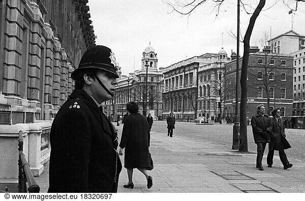 Die Stadt London und Politiker am 16.2.1974  GBR  Großbritannien  Europa