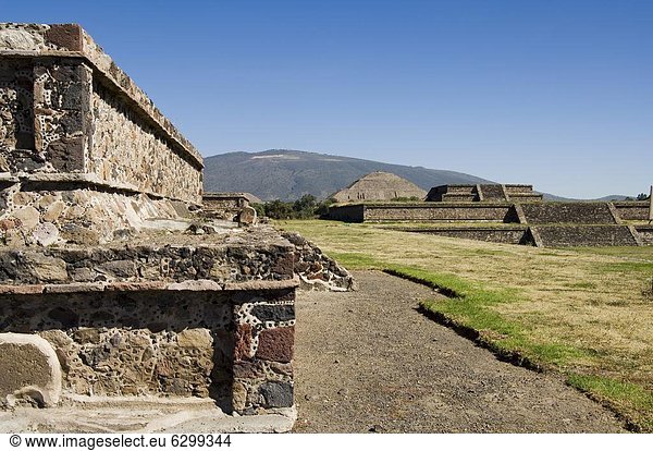 Die Zitadelle,  Teotihuacan,  UNESCO Weltkulturerbe,  nördlich von Mexiko-Stadt,  Mexiko,  Nordamerika