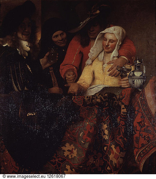 Die Zuhälterin  1656. Künstler: Vermeer  Jan (Johannes) (1632-1675)