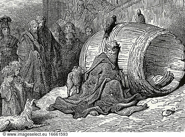 Diogenes (412-323 B.C.). Greek philosopher. One of the founders of ...