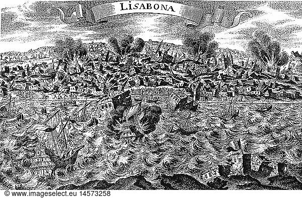 disasters  earthquakes  Lisbon  1.11.1755