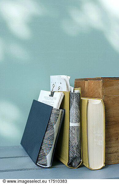 DIY document holders made of book covers