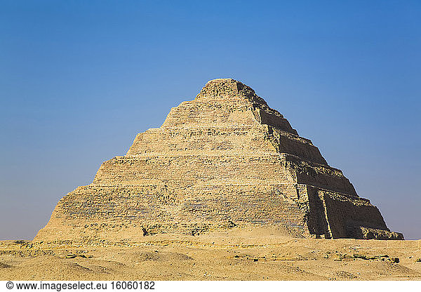 Djoser's Step Pyramid  Step Pyramid Complex  UNESCO World Heritage Site; Saqqara  Egypt