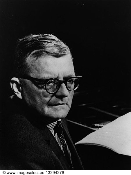 Dmitri Shostakovich 1906 – 1975. Soviet composer and one of the most celebrated composers of the 20th century.