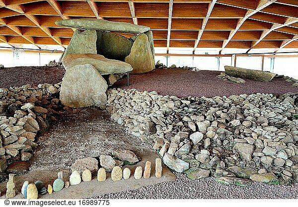Dolmen von Dombate  Cabana de Berganti?os  A Coru?a  Spanien