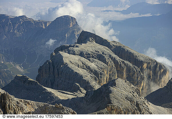 Dolomites seen from Piz Boe  Trentino-alto Adige  Italy