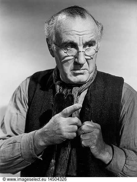 Donald Crisp  Publicity Portrait for the Film  How Green Was My Valley  20th Century Fox  1941