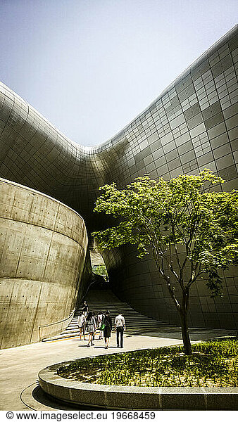 Dongdaemun Design Plaza in Seoul  South Korea