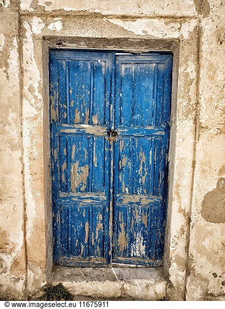 Door. Fira. Santorini. Greece
