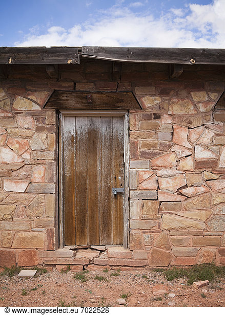 Doorway on a Small Stone Building