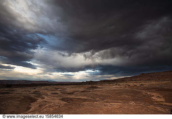 Dramatic sky in the high desert of the Colorado Plateau.