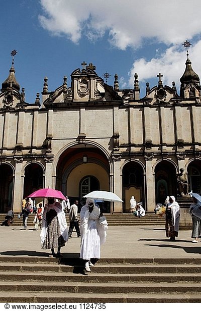 Dreifaltigkeits-Kathedrale  Addis Abeba. Äthiopien