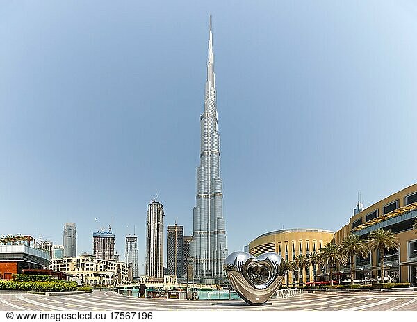 Dubai Burj Khalifa Kalifa Skyscraper Skyline Architecture Mall in Dubai ...