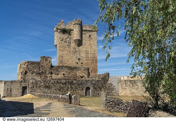 Duke of Alba's castle San Felices de los Gallegos  Salamanca province  Castilla y león  Spain