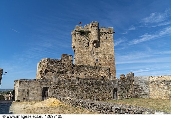 Duke of Alba's castle San Felices de los Gallegos  Salamanca province  Castilla y león  Spain