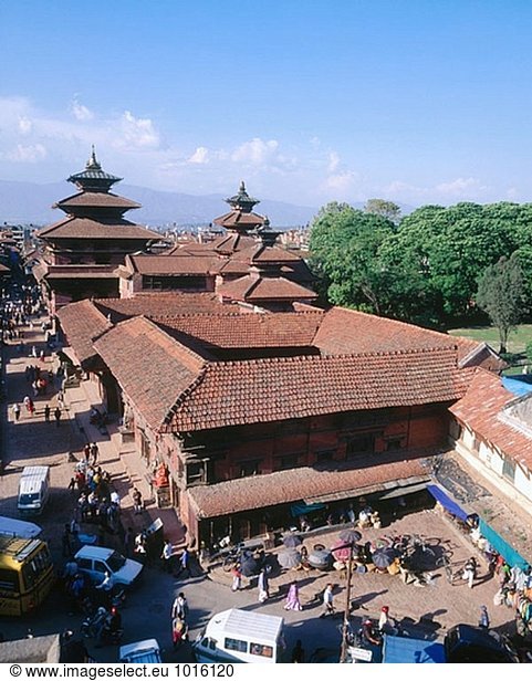 Durbar Square. Patan. Kathmandu-Tal. Nepal.
