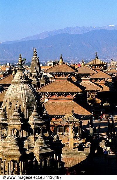 Durbar Square. Patan. Kathmandu-Tal  Nepal