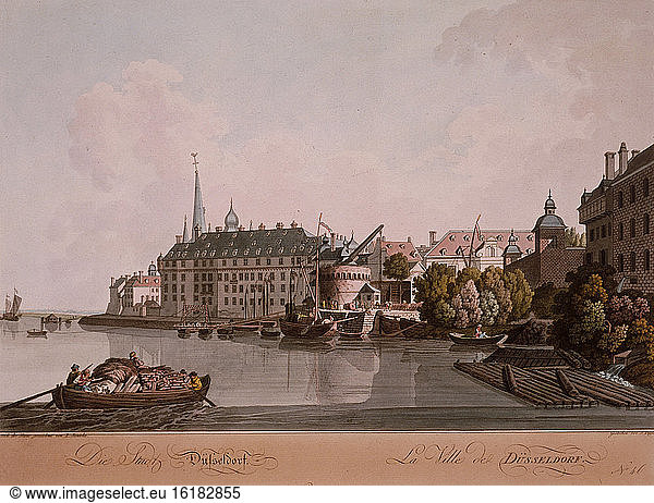 Dusseldorf / Etching / c. 1790