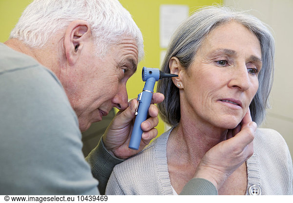 EAR NOSE &THROAT ELDERLY PERSON