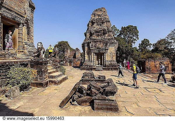 East Mebon Temple  Angkor Wat Temple Complex  Siem Reap  Cambodia.