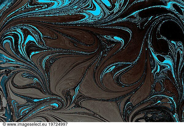 Ebru marbling handmade art  traditional Ebru technique. abstract background of marble liquid ink art