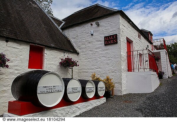 Edradour Distillery  Pitlochry  Scotland  UK