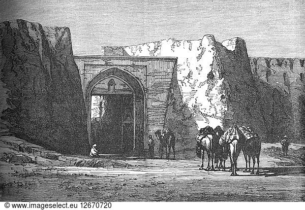 Eedgah  oder Nordtor  Candahar  um 1880. Künstler: Unbekannt.