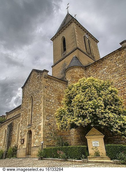 Eglise St. -Martin-de-Daglan  Daglan  Departement Dordogne  Nouvelle Aquitaine  Frankreich.