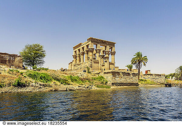 Egypt  Aswan Governorate  Aswan  Trajans Kiosk in Temple of Philae