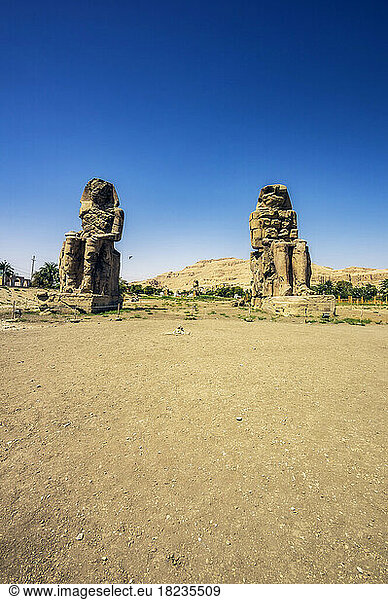 Egypt  Luxor Governorate  Colossi of Memnon