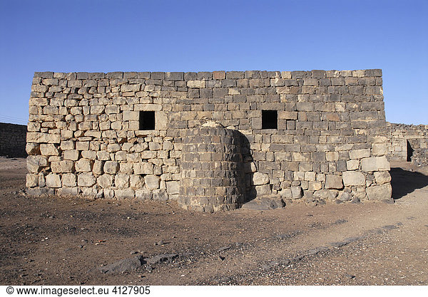Ehemalige Moschee des Wüstenschlosses Qasr al-Azraq Jordanien