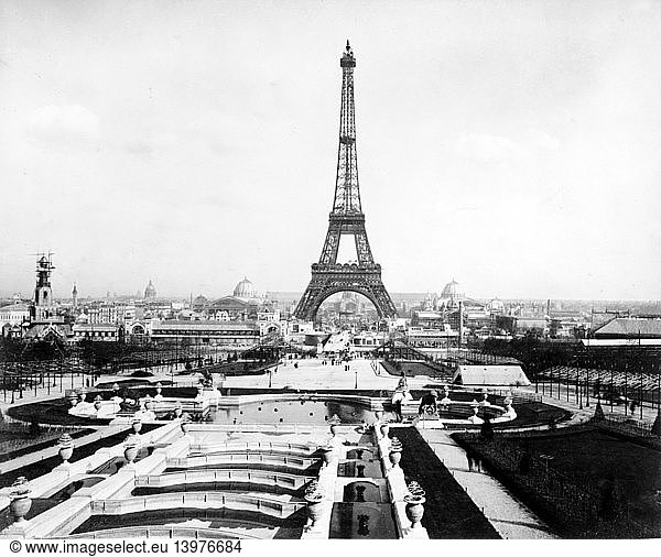 Eiffel Tower  Exposition Universelle  1889