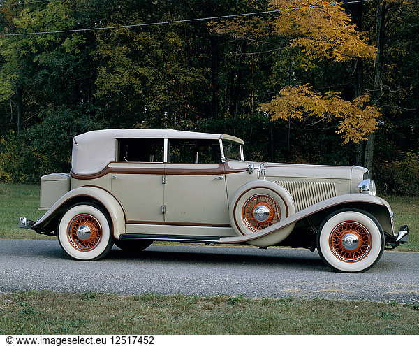 Ein Auburn 8-15 Phaeton von 1933. Künstler: Unbekannt