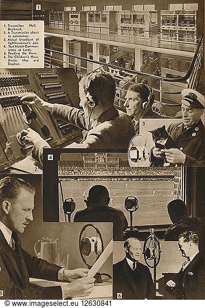 Ein Besuch bei der BBC 1-6  1937. Künstler: Unbekannt.