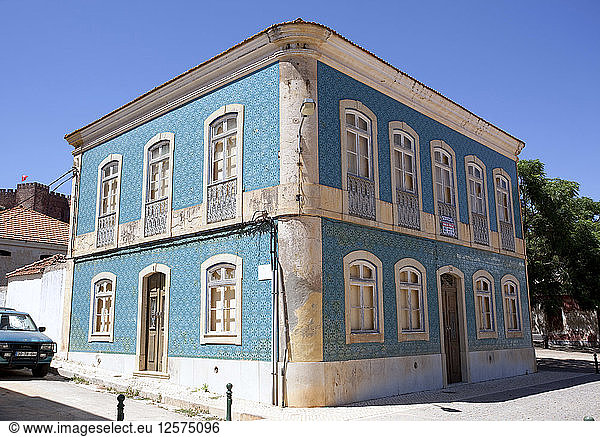 Ein blaues Haus  Silves  Portugal  2009. Künstler: Samuel Magal