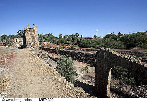 Eine Kupfermine in Mina de Sao Domingos Portugal 2009. Künstler: Samuel Magal