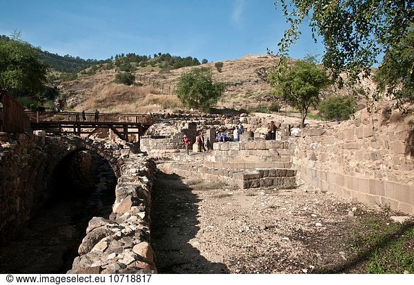 Eingang Ruine Baugrube Israel römisch