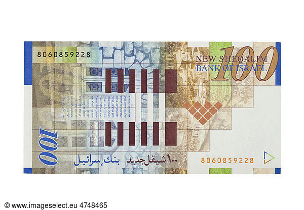 Einhundert Schekel  israelischer Geldschein