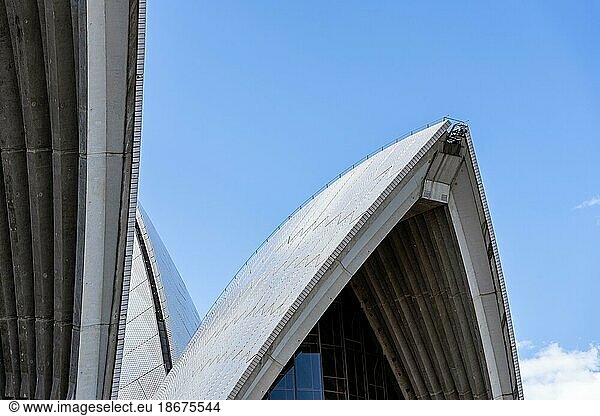 Einzelheiten zum Opernhaus von Sydney  Sydney  Australien  Ozeanien