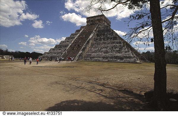 El Castillo  Chichen Itza  Mexiko  Nordamerika
