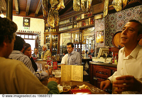 El Rinconcillo  Sevilles oldest tapas bar  Spain.
