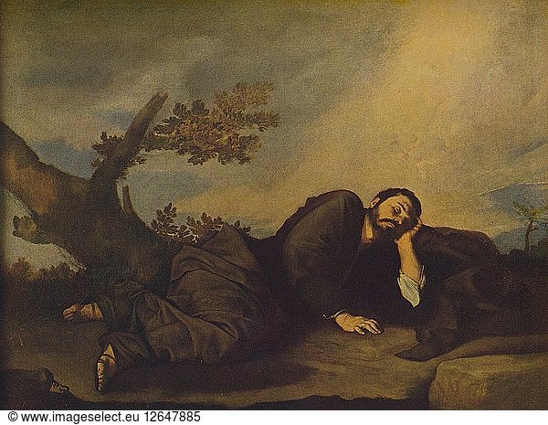 El Sueno De Jacob  (Jacobs Dream)  1639  (c1934). Artist: Jusepe de Ribera.