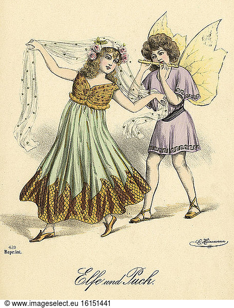 Elf and Puck / Children’s costumes 1890