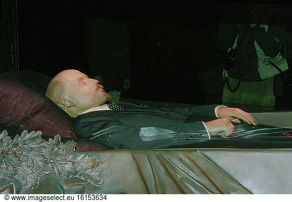 Embalmed body of Lenin / Photo 1993 Embalmed body of Lenin / Photo 1993 ...