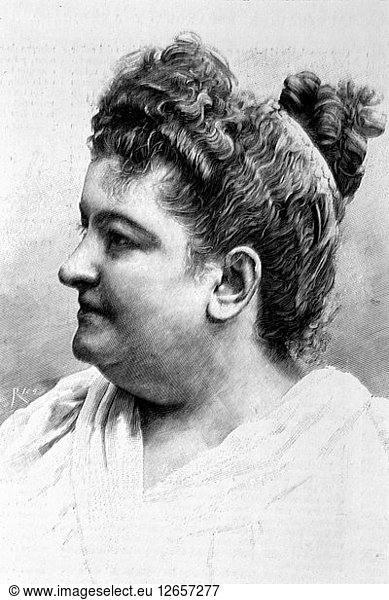 Emilia Pardo Bazán (1851 - 1921)  spanische Schriftstellerin.