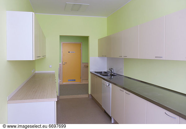 Empty Hospital Kitchen