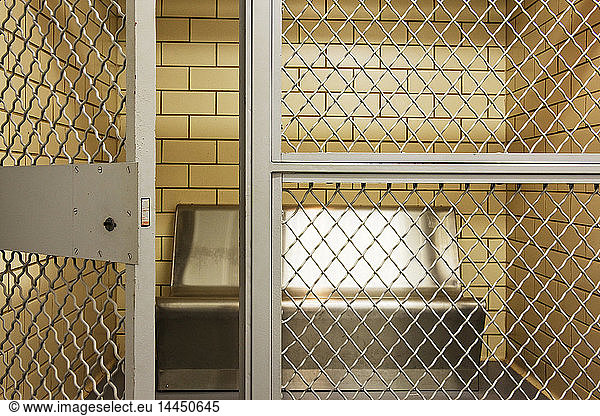 Empty Jail Holding Cell