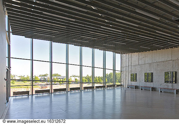 Empty Lobby in a Modern Building