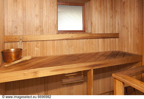 Empty Sauna Interior