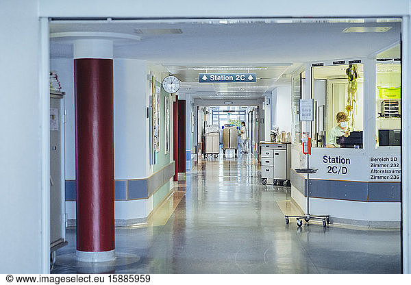 Empty ward in hospital